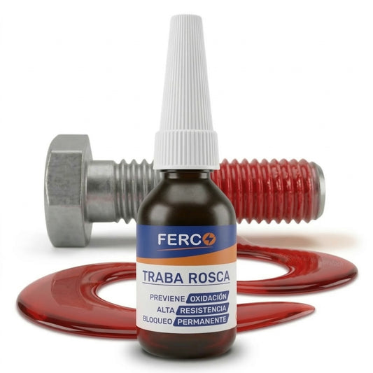 Fijador De Rosca Trabarosca Fuerza Media / Fuerte 10 ml Ferco