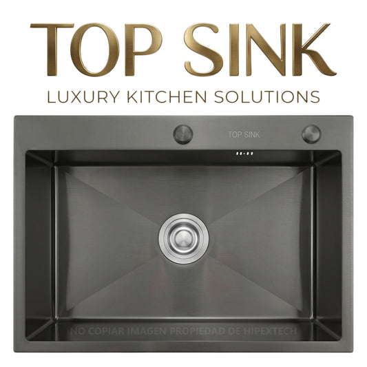Fregadero / Lavaplatos Una Tina Empotrable 70x50 cm Top Sink