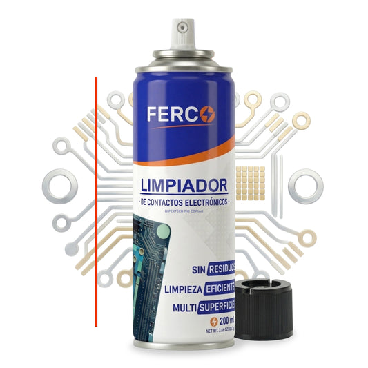 Limpiador De Contacto Electrónico En Spray 200cc Ferco