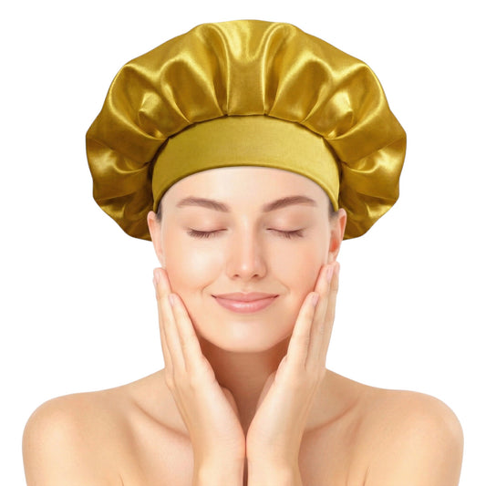 Bonnet / Gorro De Satén Corto Para Dormir y Evitar El Frizz