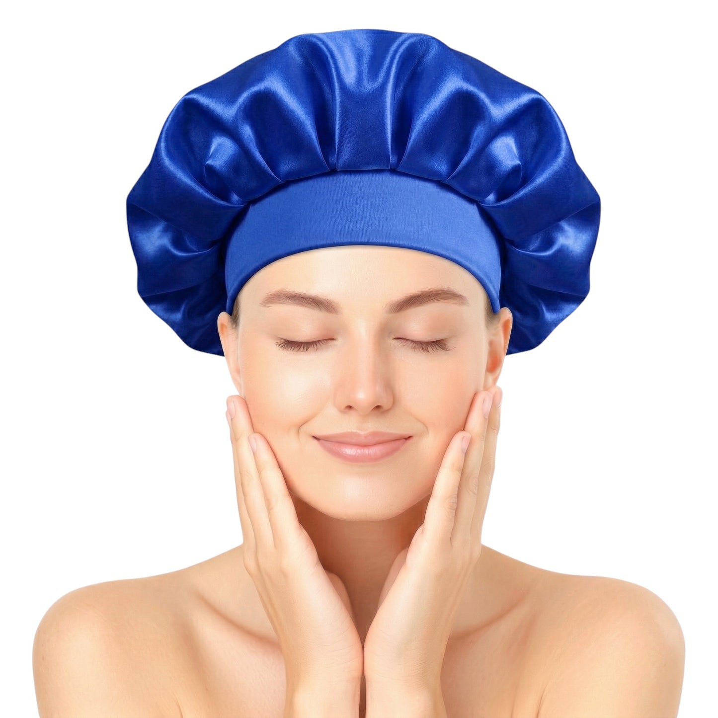 Bonnet / Gorro De Satén Corto Para Dormir y Evitar El Frizz