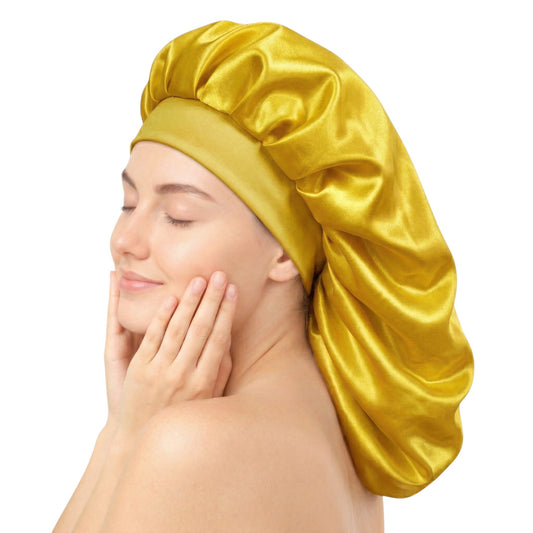 Bonnet / Gorro De Satén Largo Para Dormir y Evitar El Frizz