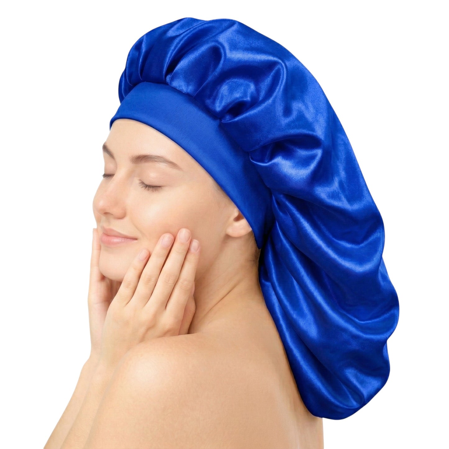 Bonnet / Gorro De Satén Largo Para Dormir y Evitar El Frizz