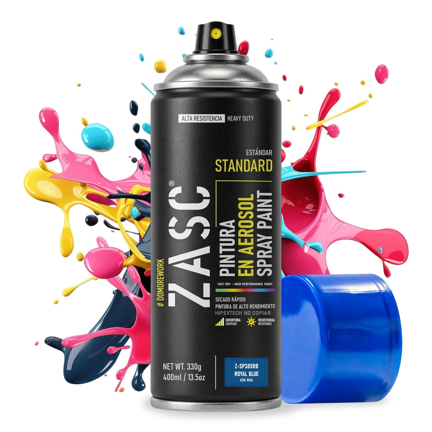 Pintura En Spray / Aerosol Colores Estándar 400ml Zasc