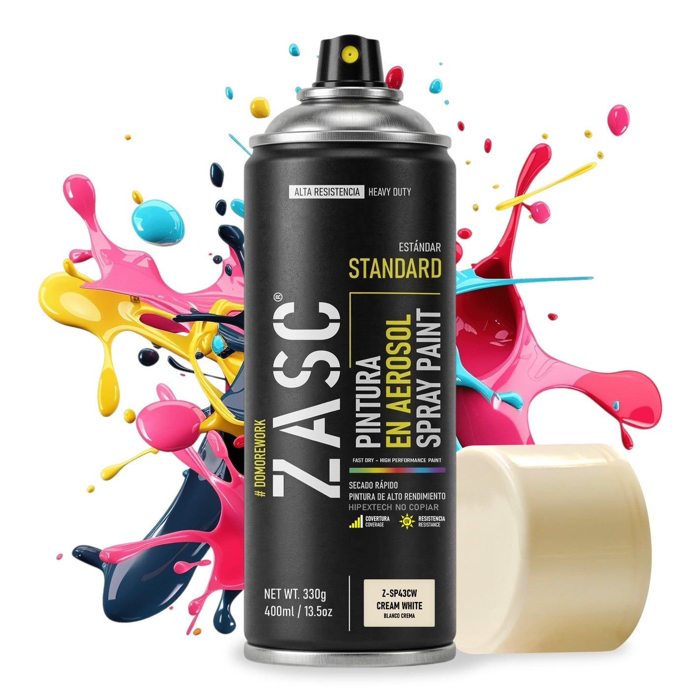Pintura En Spray / Aerosol Colores Estándar 400ml Zasc