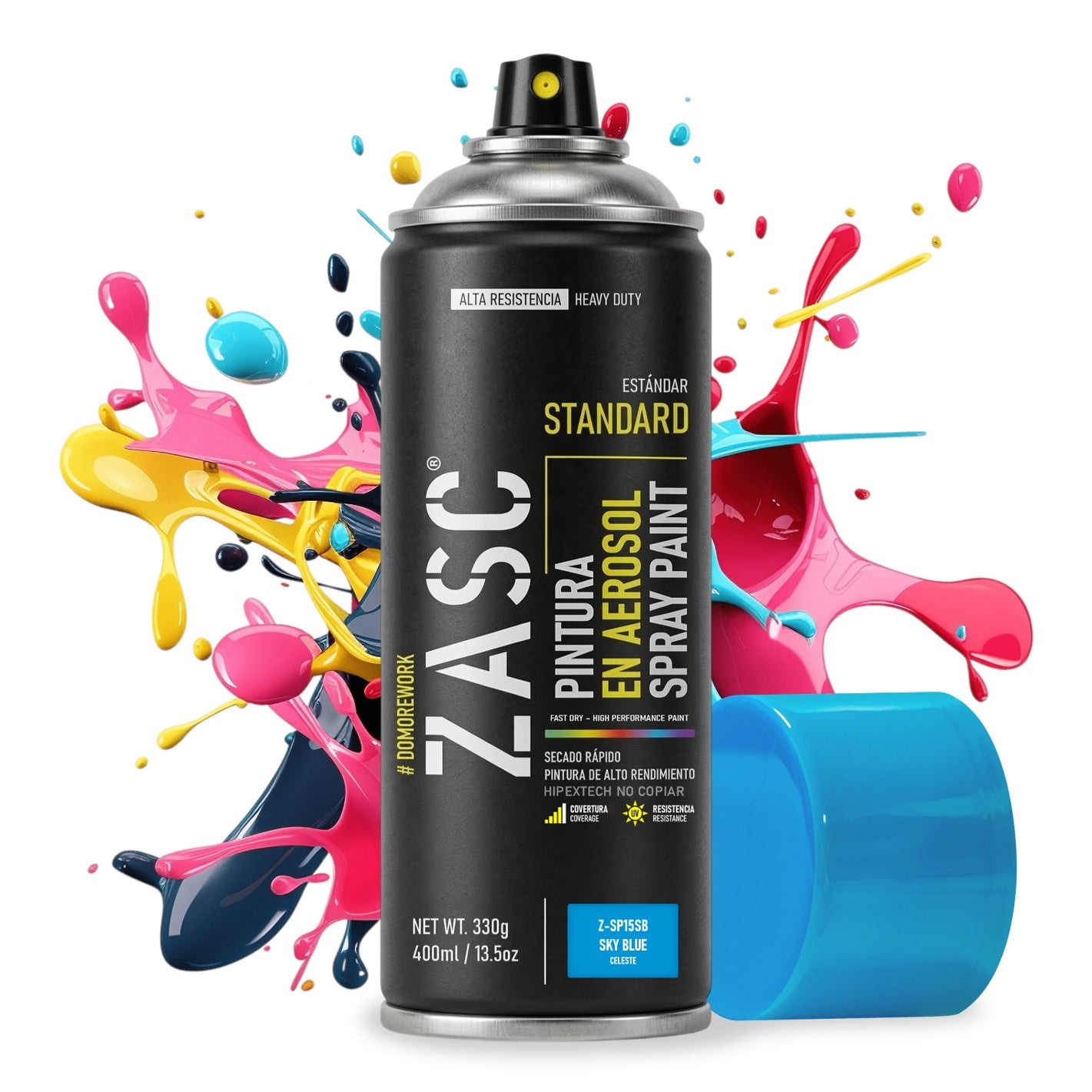 Pintura En Spray / Aerosol Colores Estándar 400ml Zasc